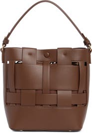URBAN EXPRESSIONS HANDBAGS Woven Bucket Shoulder Bag