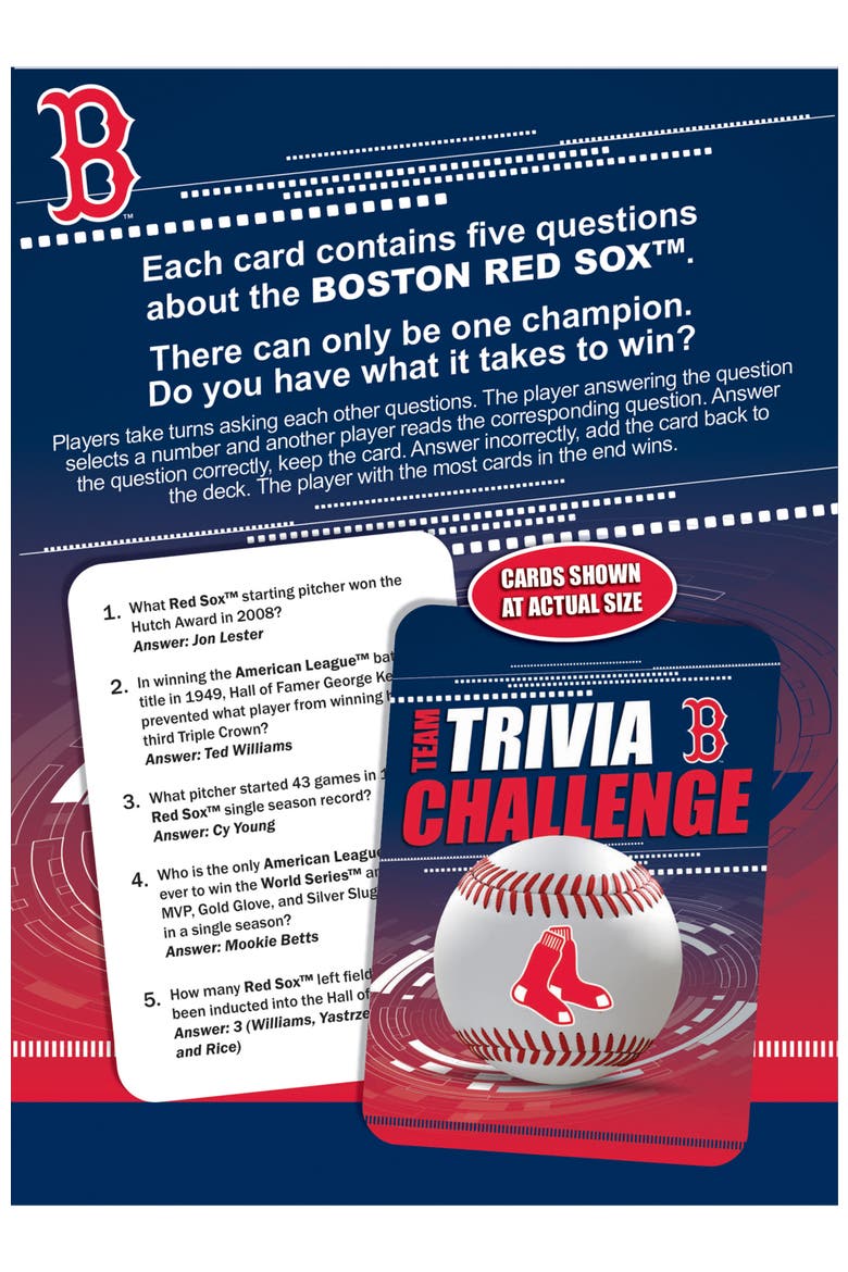 Boston Red Sox Trivia Challenge, Alternate, color, Multicolor