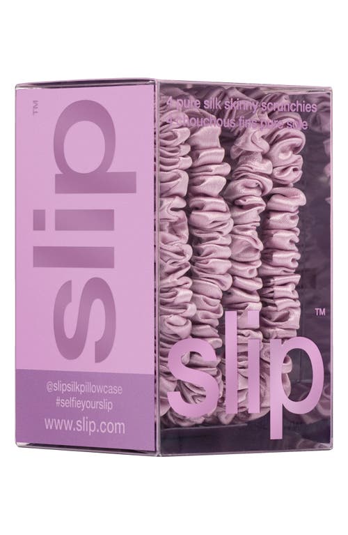 Slip Pure Silk 4-pack Skinny Scrunchies: Wildflower In Wildflower