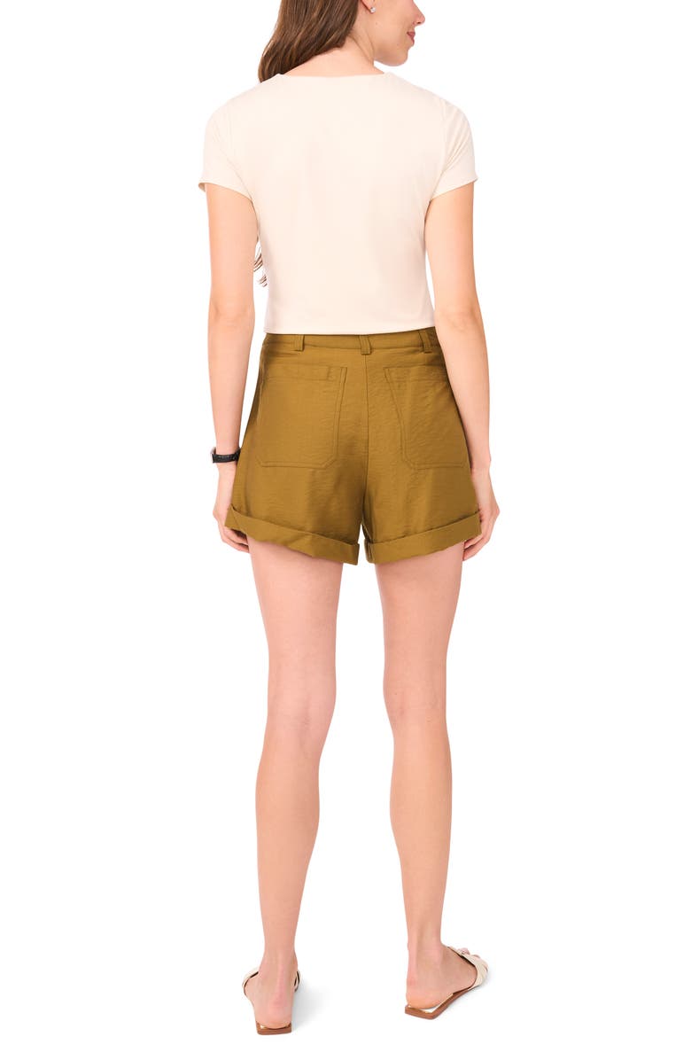 Halogen<sup>®</sup> Patch Pocket Shorts, Alternate, color, Olive Moss