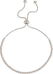 Adornia 14k Gold Plated Beaded Slider Bracelet