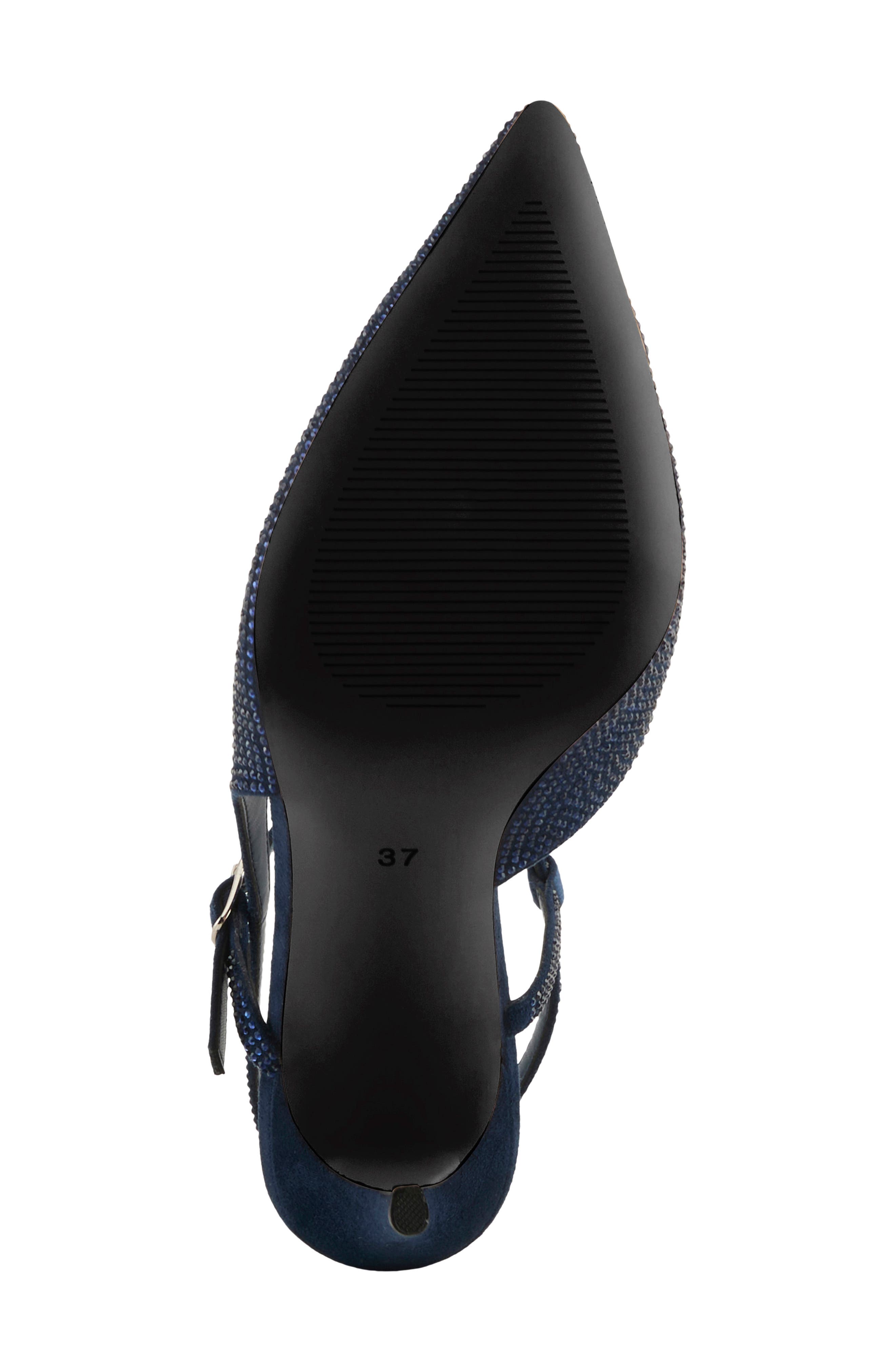 Elease Pointed Toe Pump, Alternate, color, NAVY
