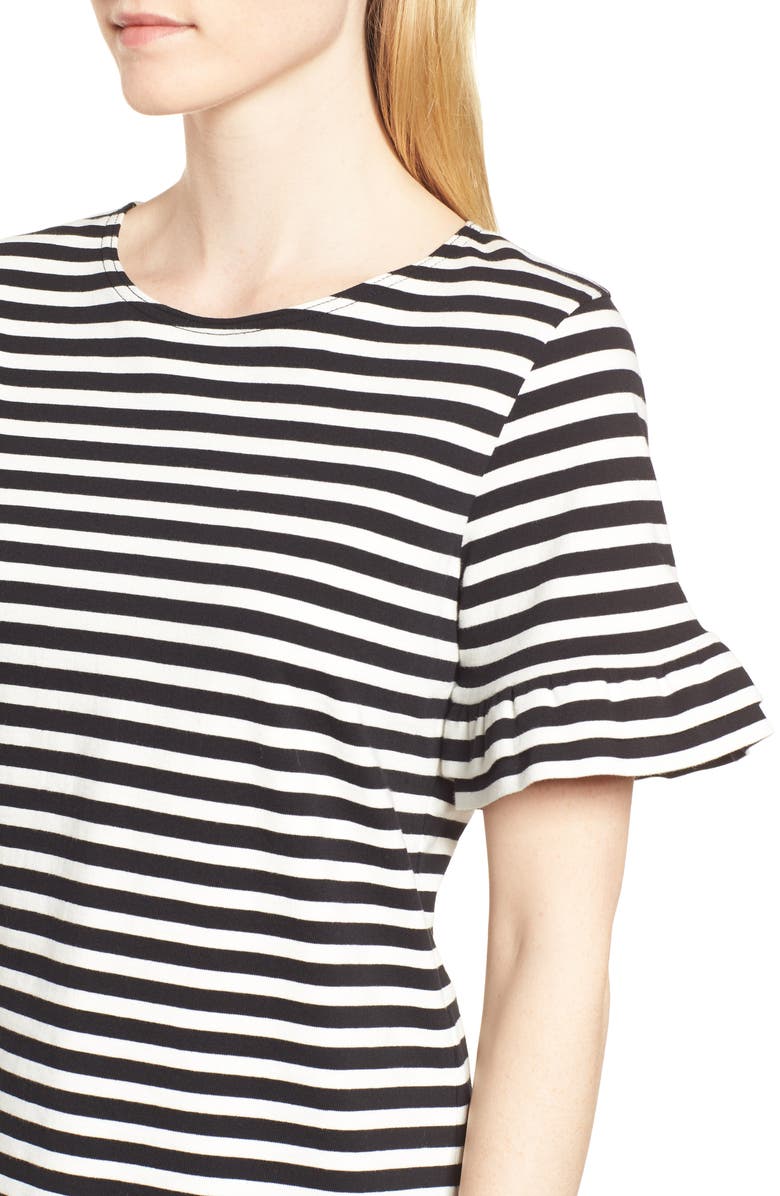 J.Crew Ruffle Sleeve Tee, Alternate, color,
