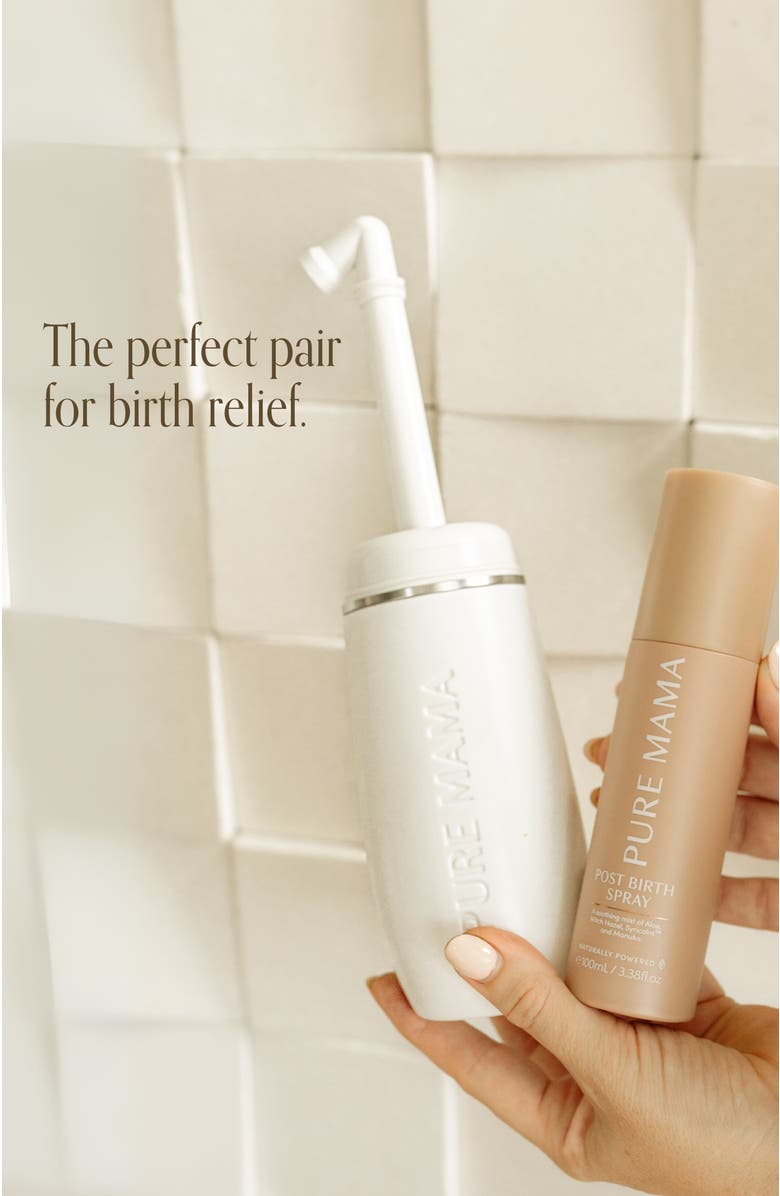 PURE MAMA Peri Wash Bottle, Alternate, color, White