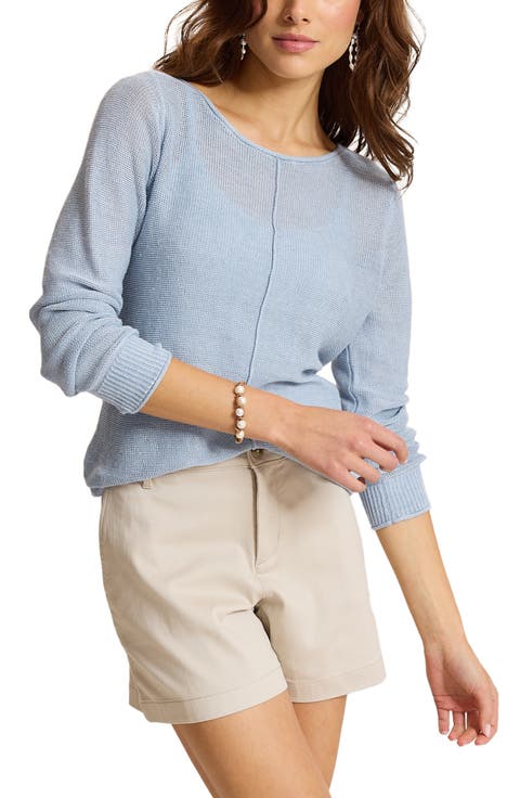 Cedar Relaxed Fit Linen Sweater