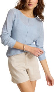 Tommy Bahama Cedar Relaxed Fit Linen Sweater