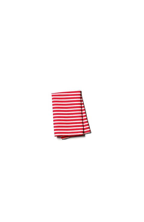 Red Stripe Medium Hand Towel