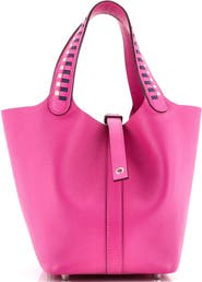 Pre-Owned Hermes Picotin Lock Bag Tressage Epsom PM