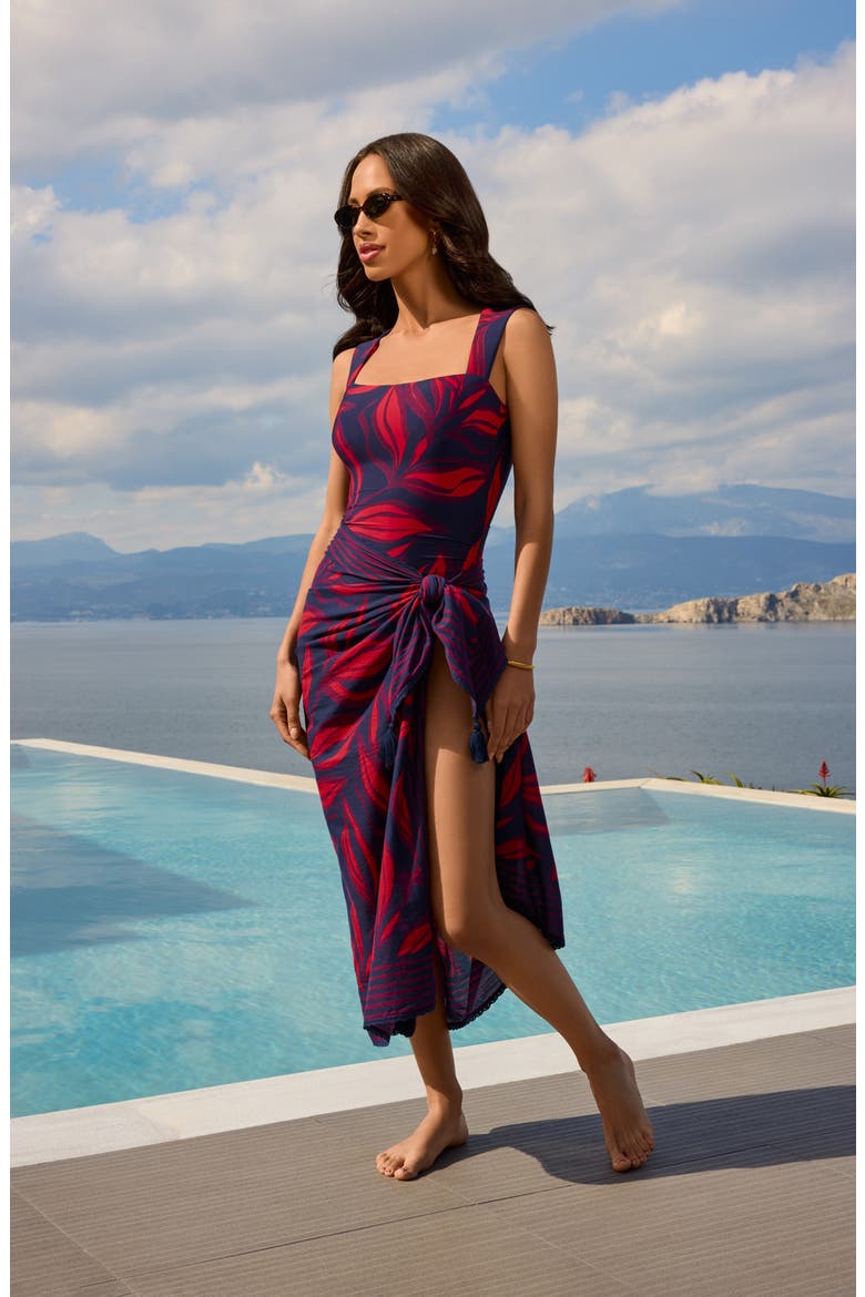 Wren Rossobleu One-Piece Swimsuit, Alternate, color, BLUE MULTI