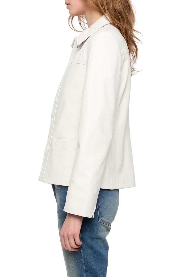 LIamys Leather Jacket, Alternate, color, JUDO