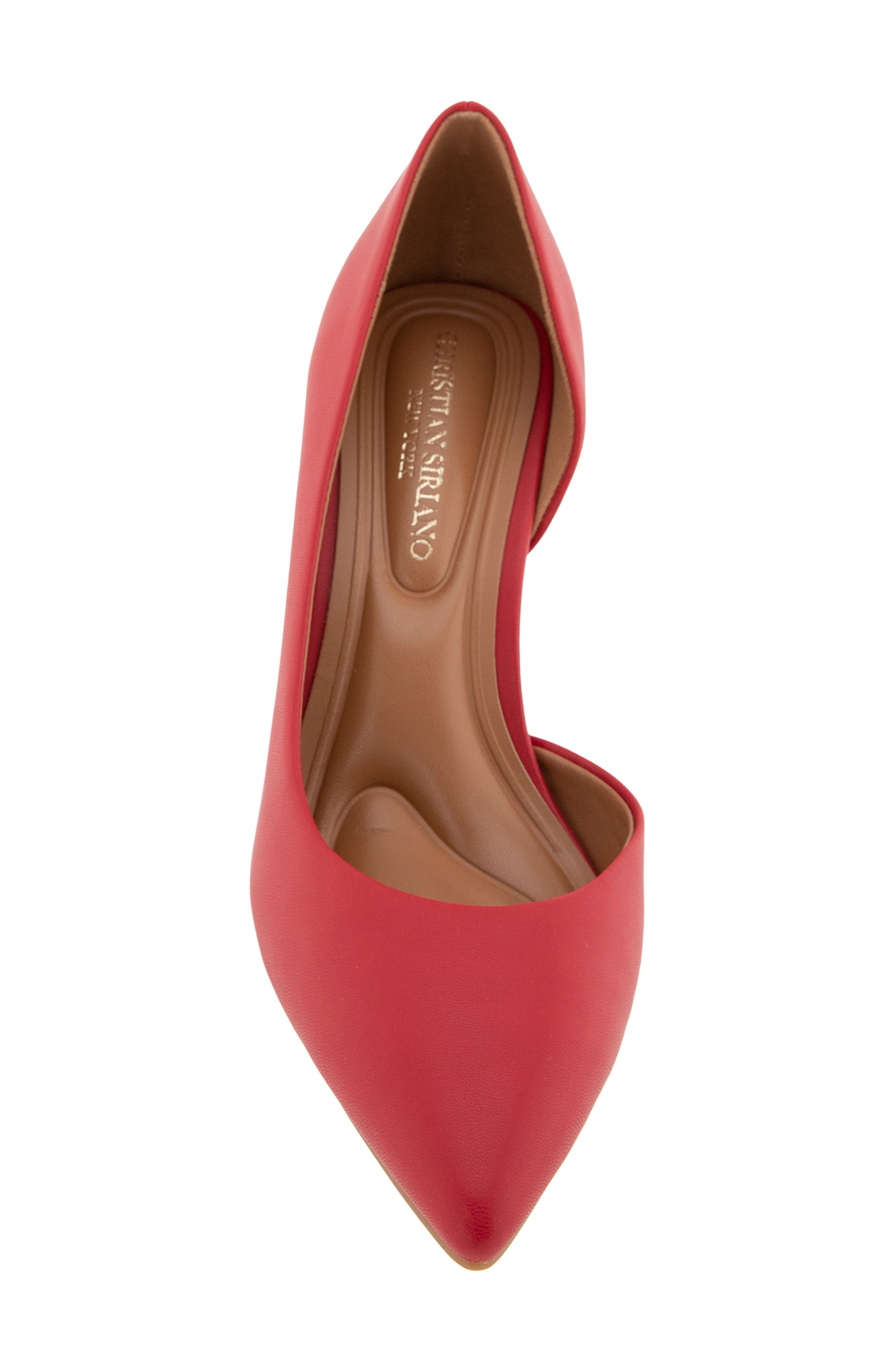 Biro Half d'Orsay Pump, Alternate, color, LIPSTICK