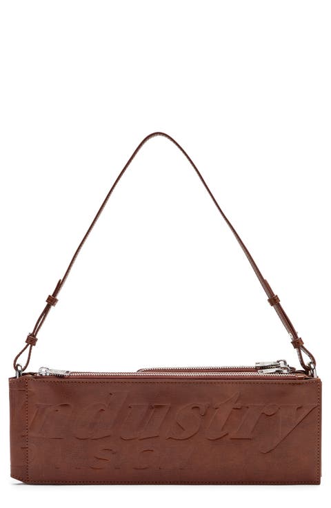 Flag-D-Modular Logo Embossed Shoulder Bag