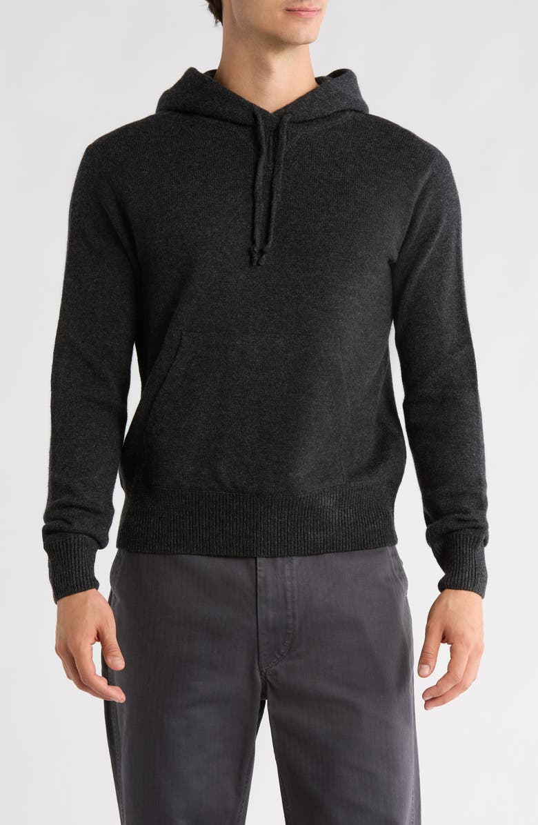 BUCK MASON Wool Blend Hoodie, Main, color, Charcoal