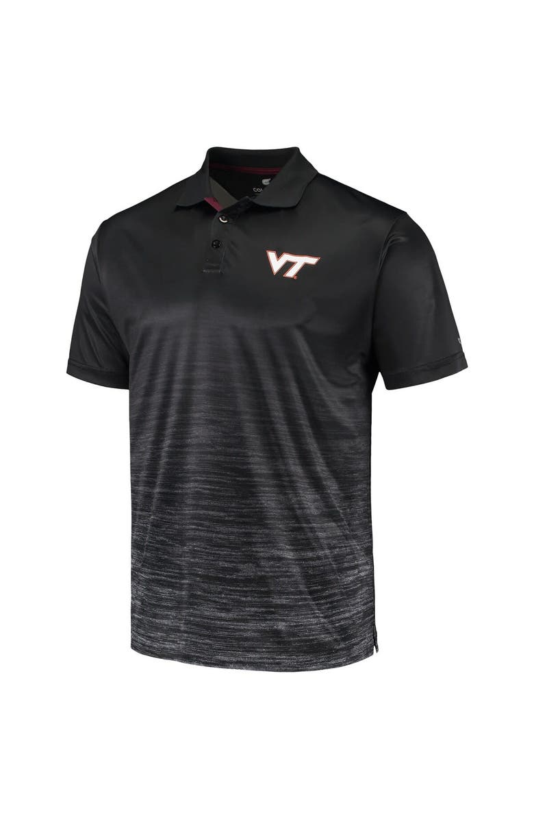 COLOSSEUM Men's Colosseum Black Virginia Tech Hokies Marshall Polo, Alternate, color, 