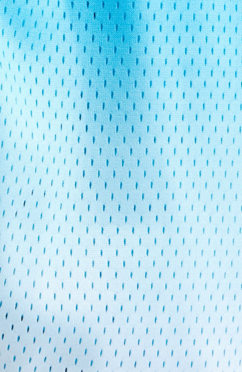 OVERTIME Elite RWE Ombré Mesh Basketball Shorts, Alternate, color, Blue