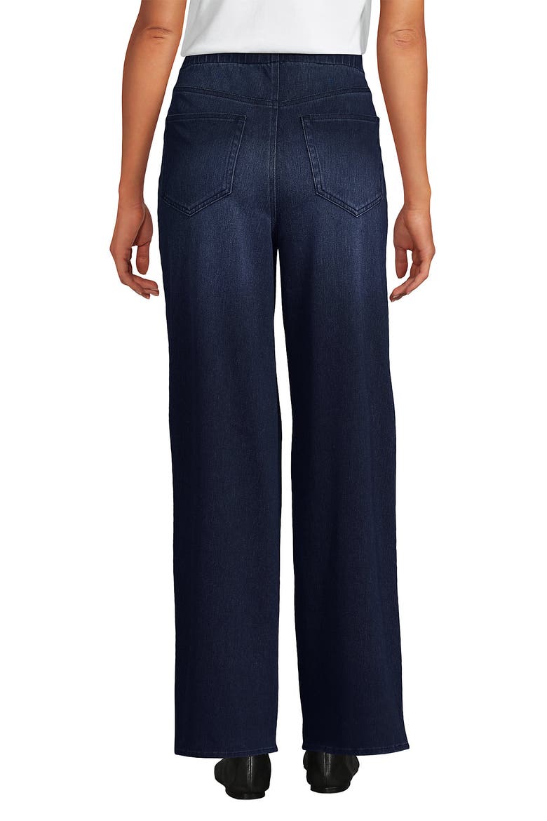 Starfish Denim High Rise Wide Leg Jeans, Alternate, color, Dark Indigo Blue Wash