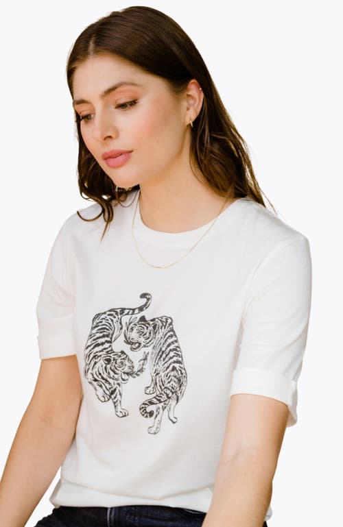 Able Gloria Graphic Tee In Tiger