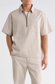 Malbon Golf Hickory Cotton Blend Pullover