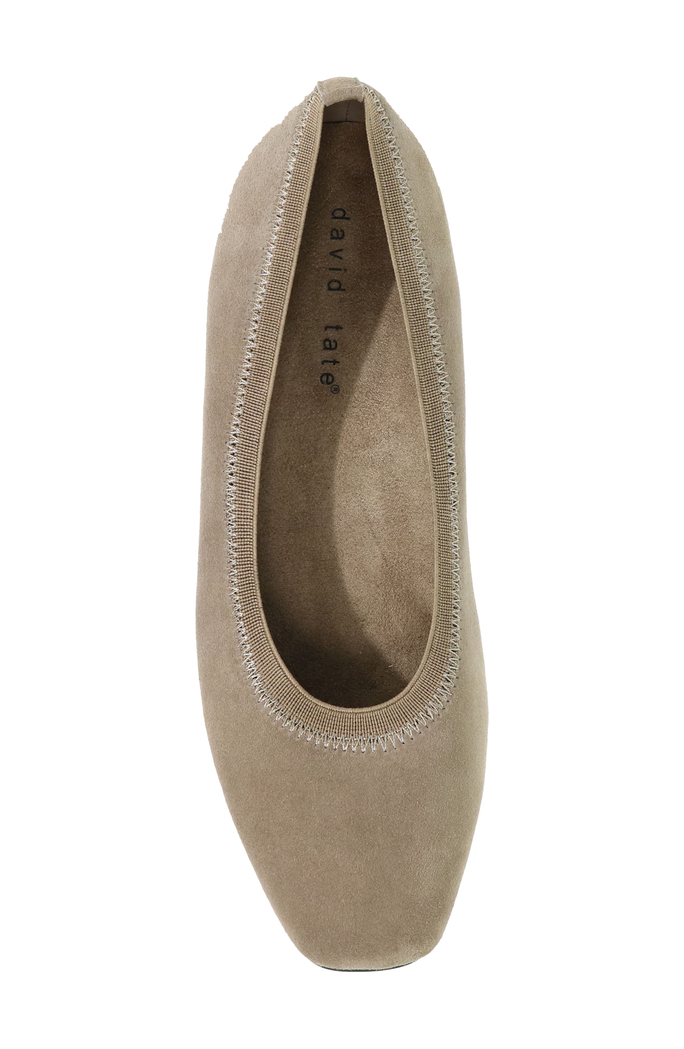 Fab Square Toe Pump, Alternate, color, TAUPE SUEDE
