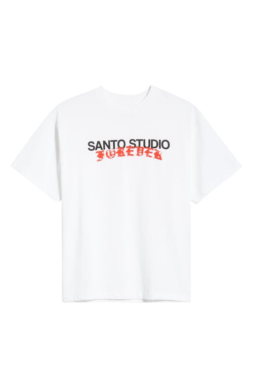 Santo Studio Forever Graphic T-shirt In White