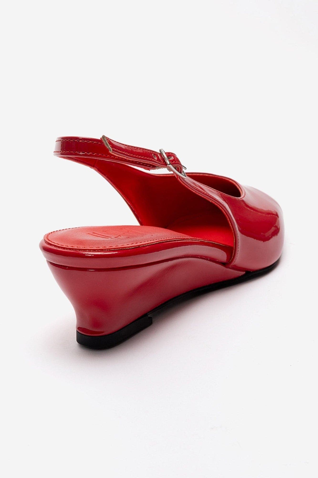 Cosella Slingback Pump, Alternate, color, Red Patent