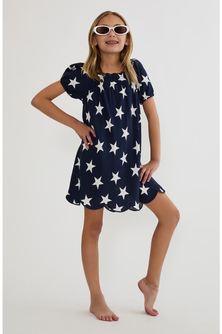 Kids' Little Ollie Dress, Main, color, TWILIGHT STARS