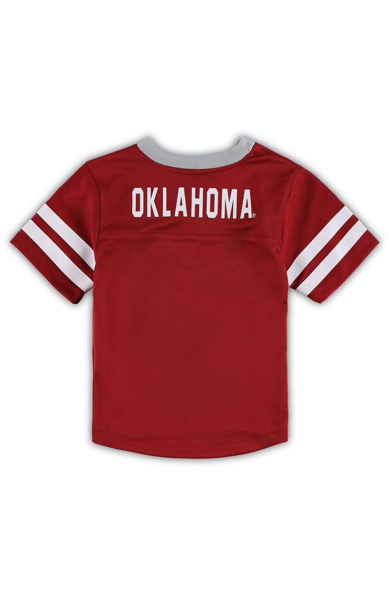 Outerstuff Preschool Crimson/Gray Oklahoma Sooners Red Zone Jersey & Pants Set, Alternate, color, Crimson
