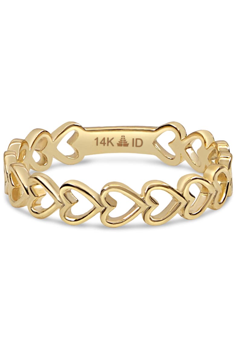 Sweet Heart Ring in 14K Gold, 4mm, Main, color, Yellow Gold