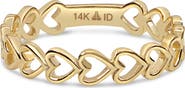DEVATA Sweet Heart Ring in 14K Gold, 4mm