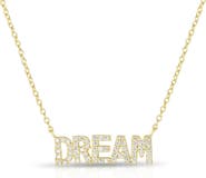 GLAZE JEWELRY 14K Gold Plated Silver Dream Necklace