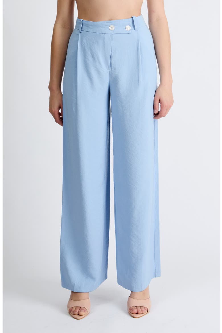 Mia Tailored Wide Leg Pants, Main, color, BABY BLUE