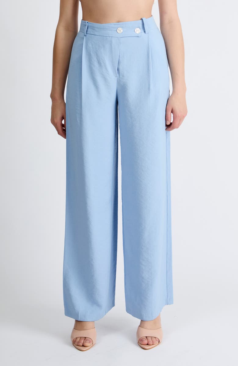 Extro & Vert Mia Tailored Wide Leg Pants, Main, color, Baby Blue