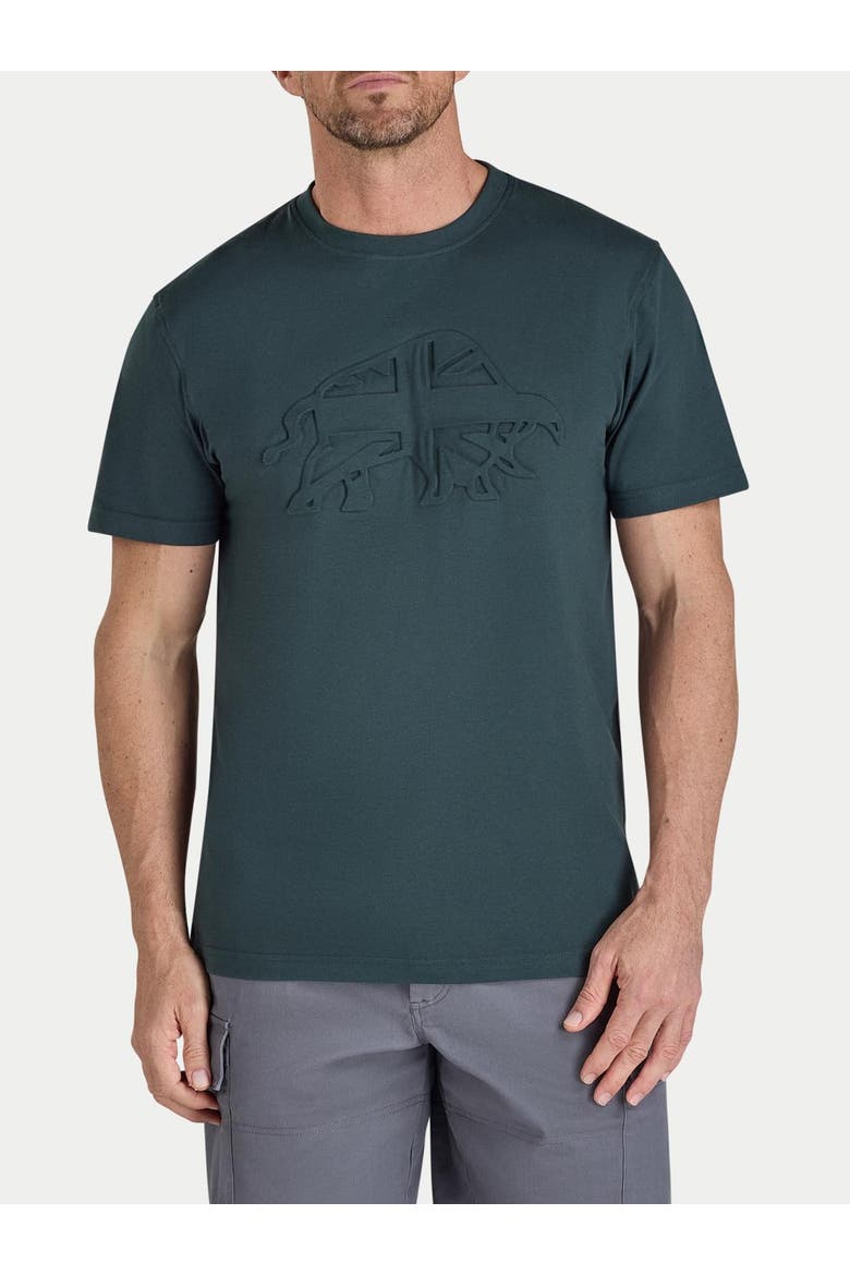 3D Embossed Bull T-Shirt, Alternate, color, Forest