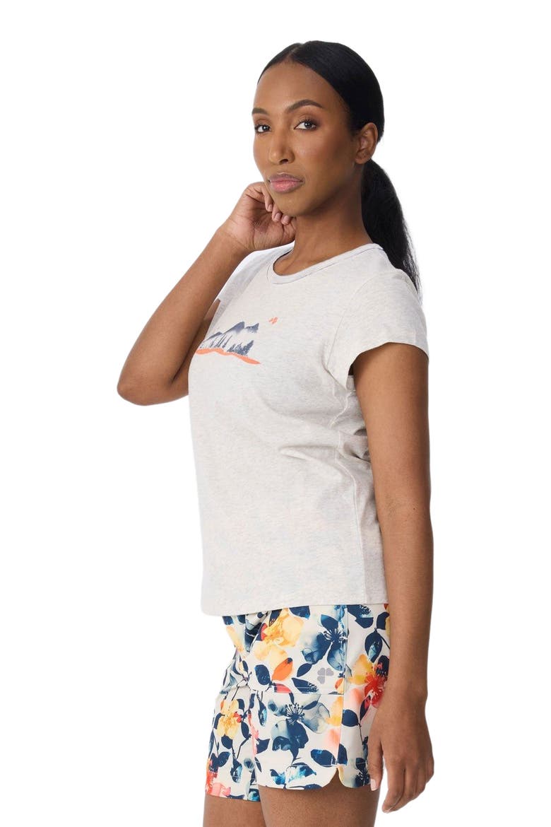 The Fav Graphic Short Sleeve Shirt, Alternate, color, Hearthered Birch