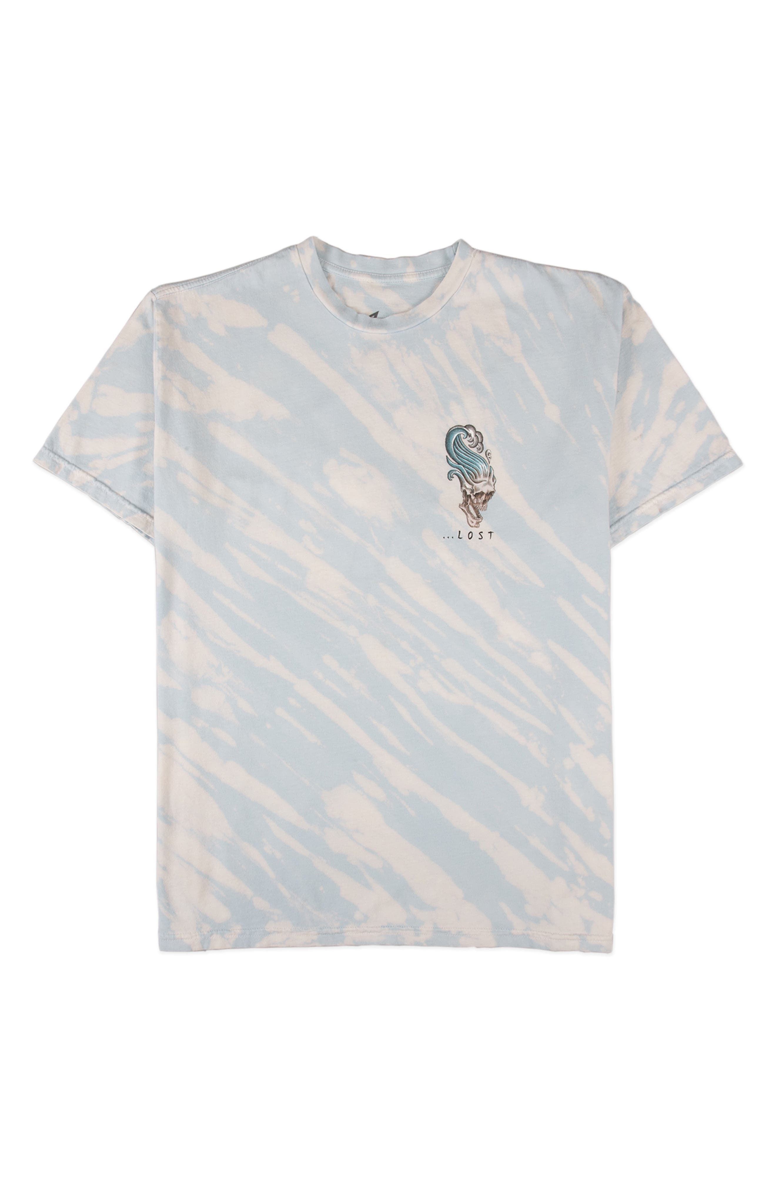 Lost Back Draft Hand Tie Dyed Graphic T-Shirt