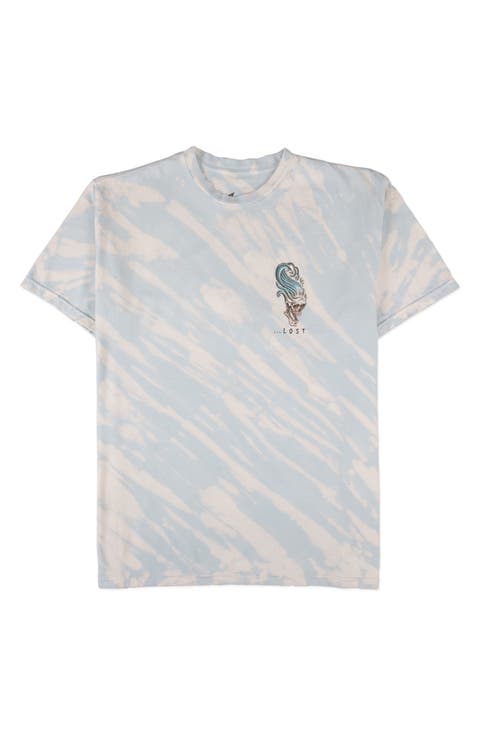 Back Draft Hand Tie Dyed Graphic T-Shirt