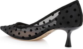 Elena Pointed Cap Toe Pump