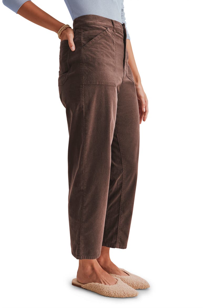 Carissa Corduroy Pants, Alternate, color, JAVA BROWN