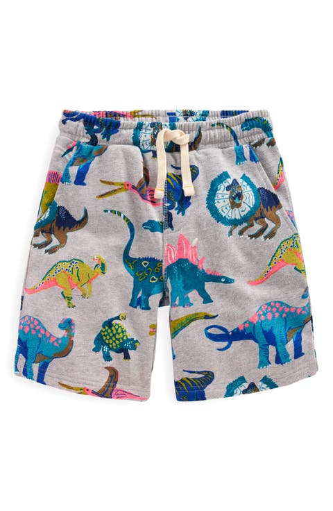 Kids' Dino Print Cotton Jersey Shorts (Toddler & Little Kid)