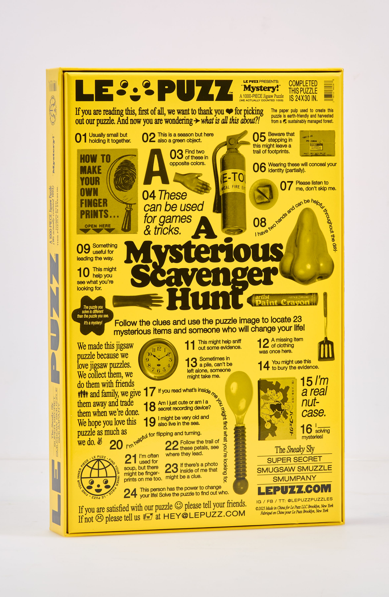 Le Puzz Mystery Jigsaw Puzzle, Alternate, color, NO COLOR