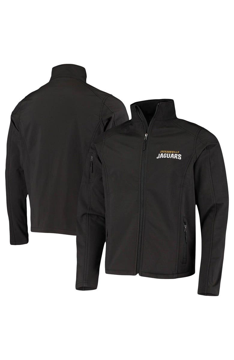 DUNBROOKE Men's Dunbrooke Black Jacksonville Jaguars Sonoma Softshell Full-Zip Jacket, Alternate, color, Black