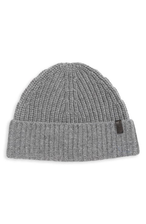 Shaker Stitch Cashmere Beanie