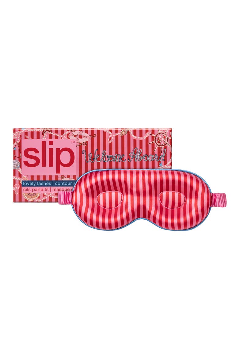 Welcome Aboard Contour Sleep Mask, Main, color, WELCOME ABOARD