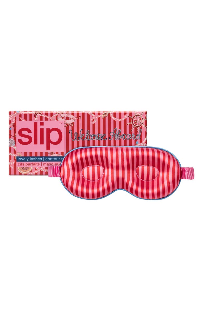 slip Welcome Aboard Contour Sleep Mask, Main, color, Welcome Aboard
