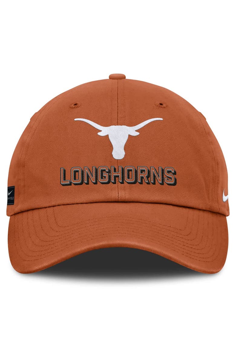 Nike Men's Nike Texas Orange Texas Longhorns 2025 On-Field Club Adjustable Hat, Alternate, color, Burnt Orange
