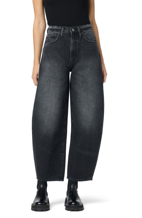 Super High Waist Barrel Leg Jeans (Molina)