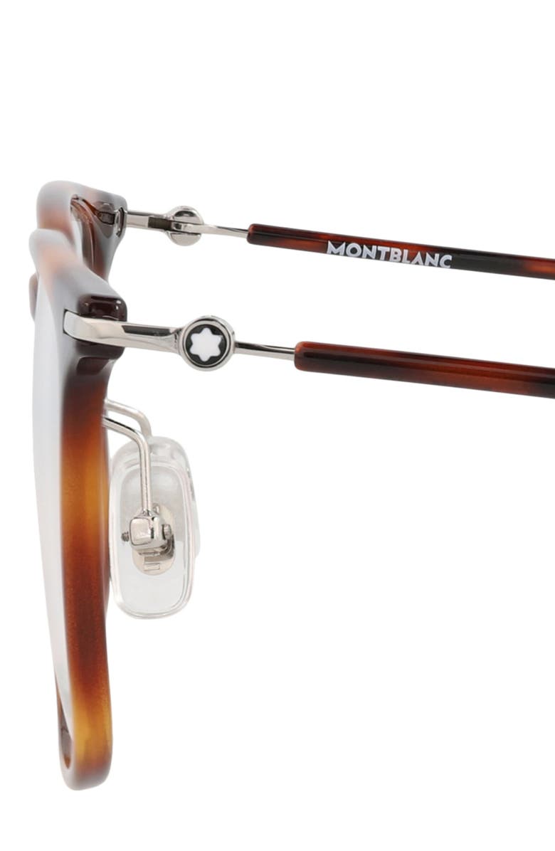 Montblanc 52mm Square Optical Frames, Alternate, color,