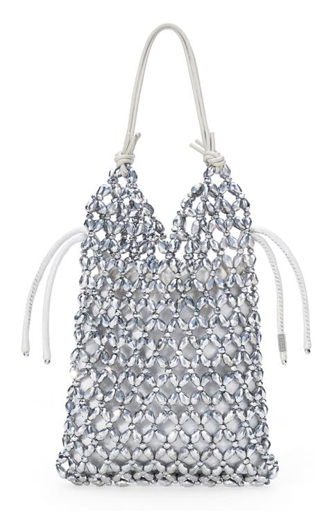 Karla Crystal Beaded Shoulder Bag
