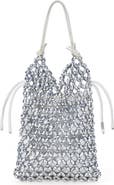 STAUD Karla Crystal Beaded Shoulder Bag