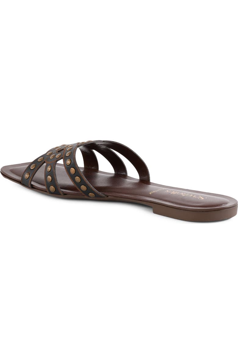 Seychelles Treasure Studded Slide Sandal, Alternate, color, Black